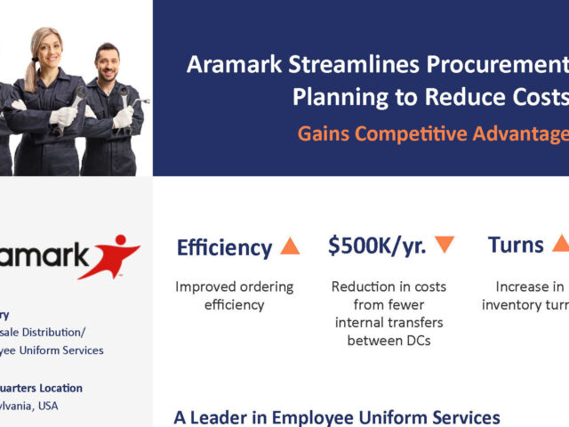Aramark Streamlines Procurement Planning to Reduce Costs