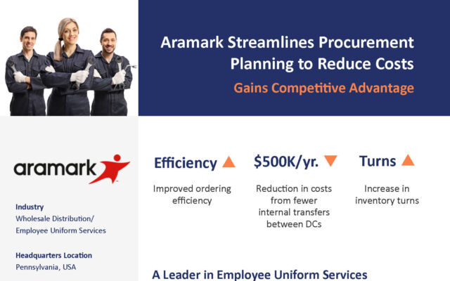 Aramark Streamlines Procurement Planning to Reduce Costs