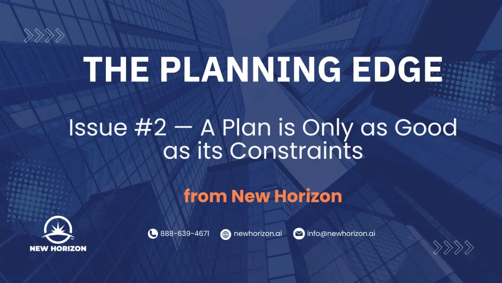 Supply Chain Capacity Constraints | The Planning Edge #2
