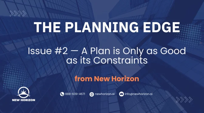 Supply Chain Capacity Constraints | The Planning Edge #2