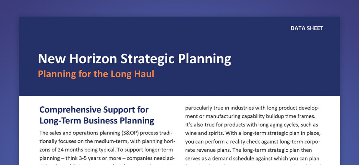 New Horizon Strategic Planning