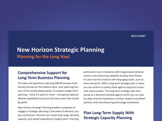 New Horizon Strategic Planning