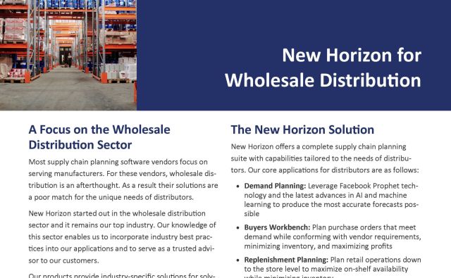 Wholesale Distribution