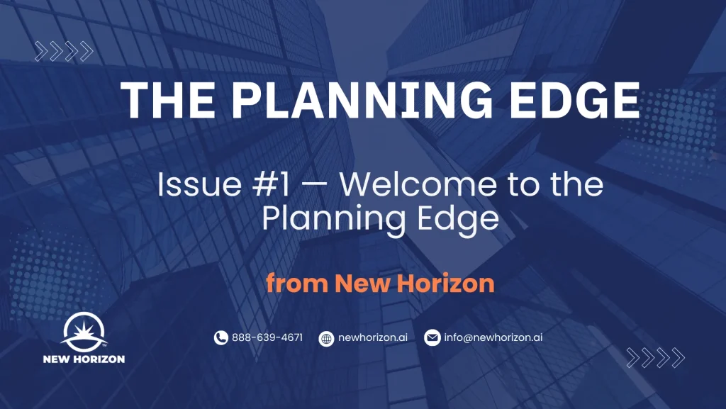 Welcome to the Planning Edge