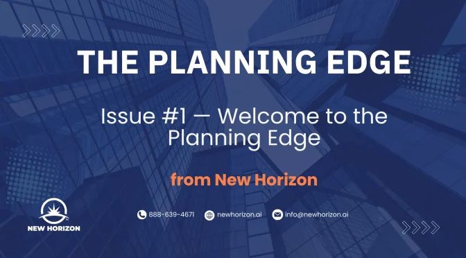 Welcome to the Planning Edge